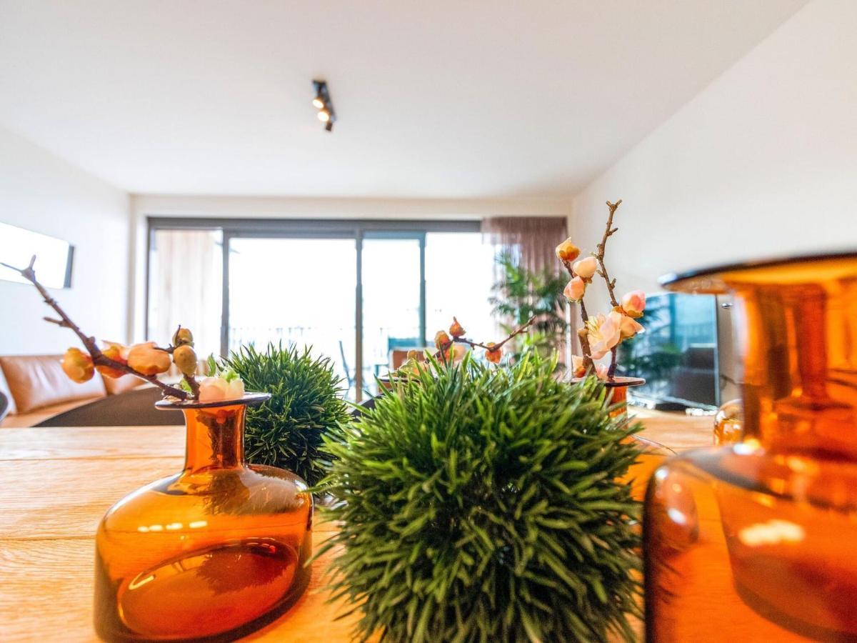 Luxurious Crystal Sea View Apartment With 2 Terraces Остенде Экстерьер фото