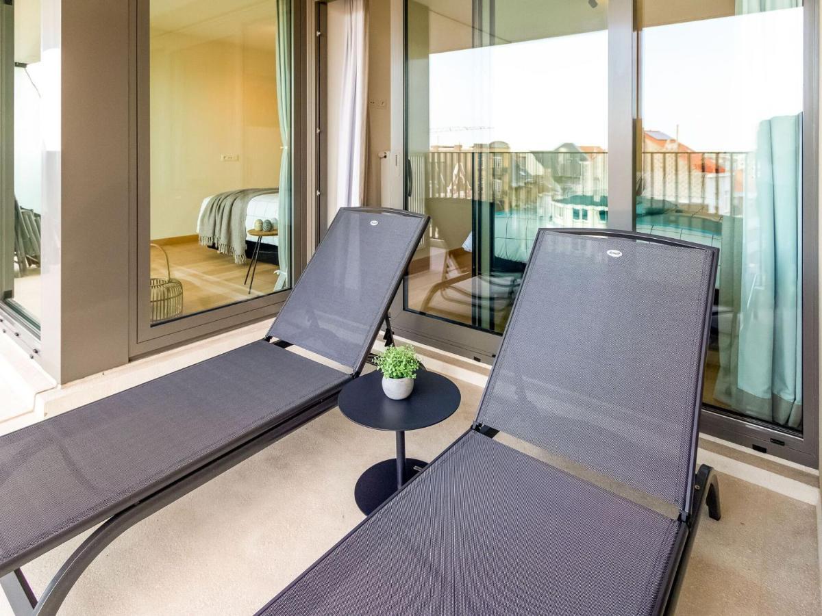 Luxurious Crystal Sea View Apartment With 2 Terraces Остенде Экстерьер фото